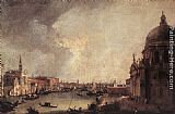 Canaletto Entrance to the Grand Canal Looking East painting